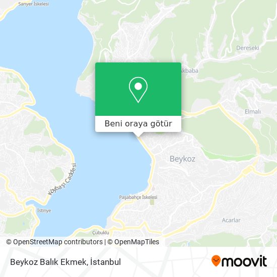 Beykoz Balık Ekmek harita