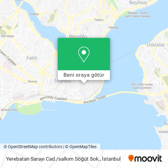 Yerebatan Sarayı Cad. / salkım Söğüt Sok. harita