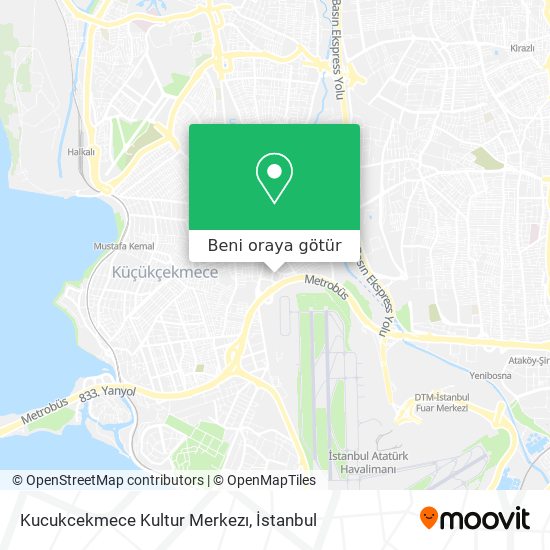 Kucukcekmece Kultur Merkezı harita