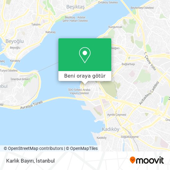 Karlık Bayırı harita