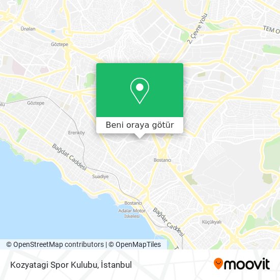 Kozyatagi Spor Kulubu harita