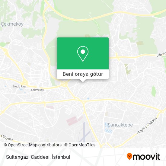 Sultangazi Caddesi harita