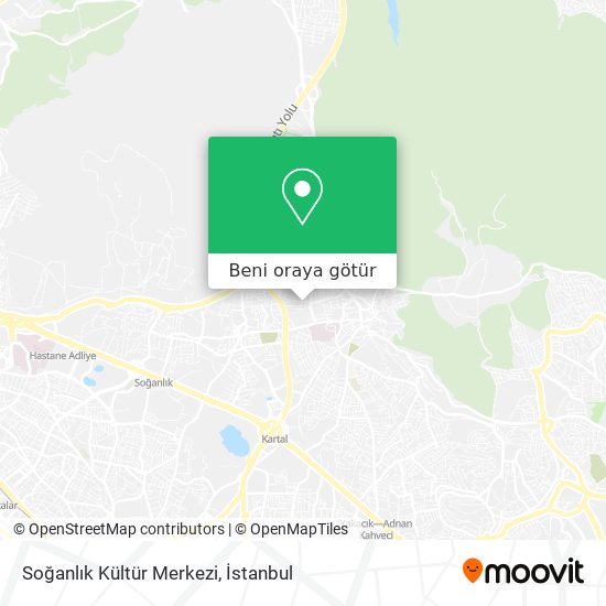 Soğanlık Kültür Merkezi harita