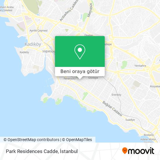 Park Residences Cadde harita