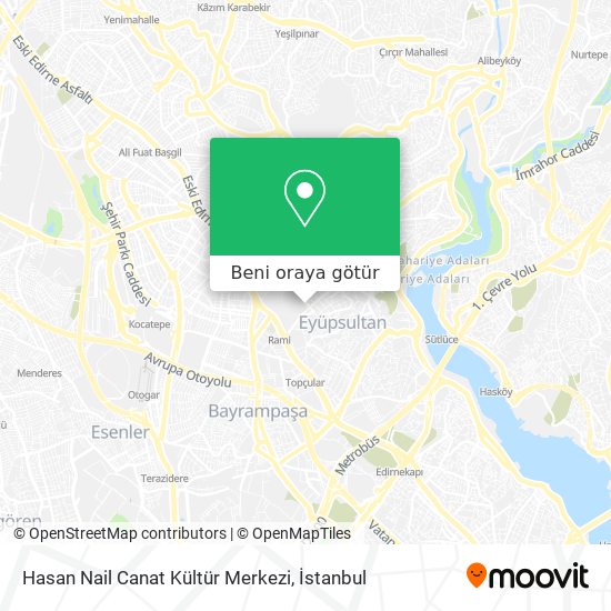 Hasan Nail Canat Kültür Merkezi harita