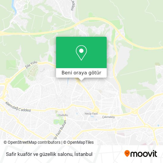 Safir kuaför ve güzellik salonu harita