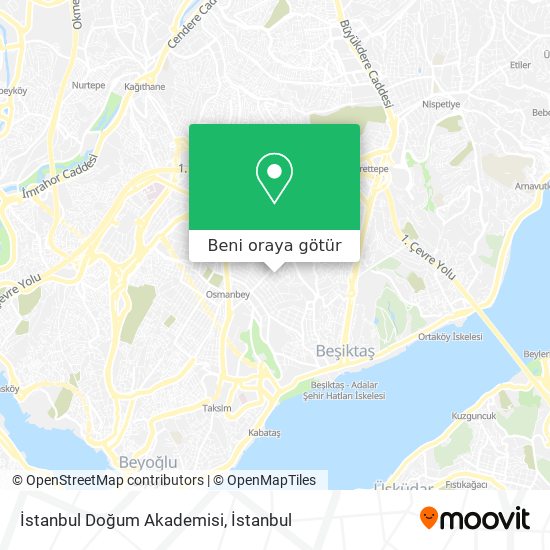 İstanbul Doğum Akademisi harita