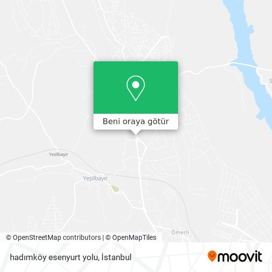hadımköy esenyurt yolu harita