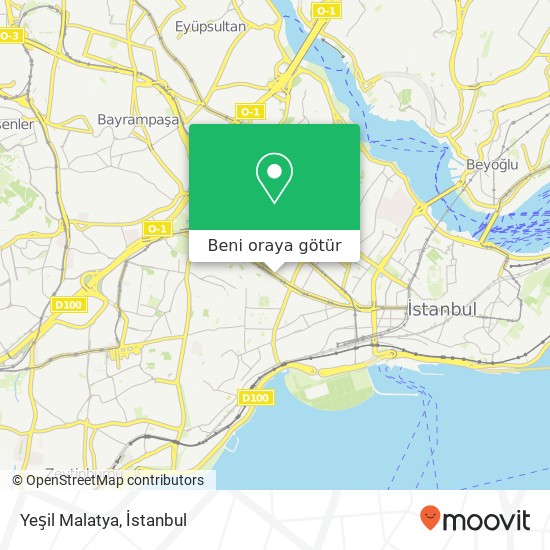 Yeşil Malatya harita