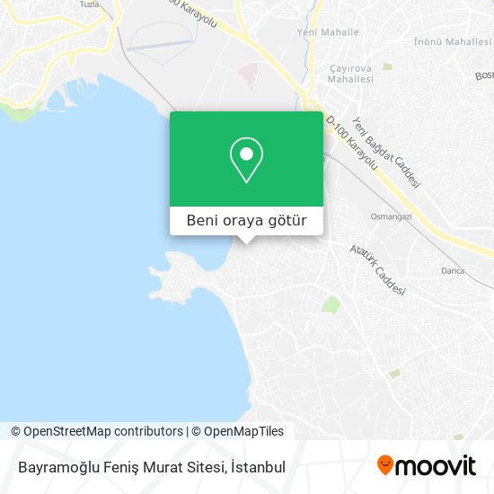 Bayramoğlu Feniş Murat Sitesi harita