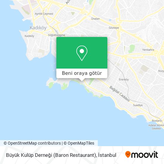 Büyük Kulüp Derneği (Baron Restaurant) harita