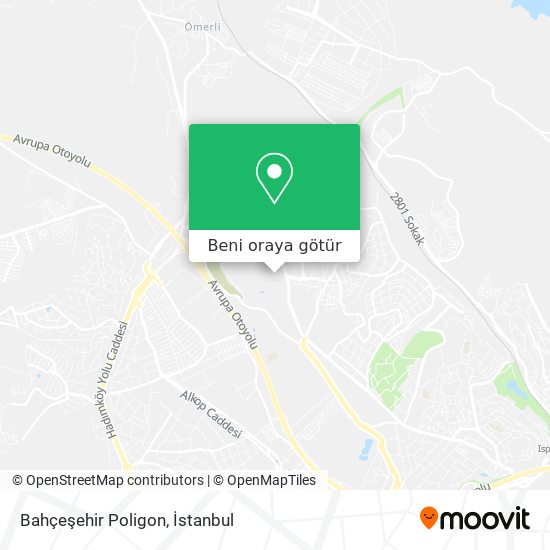 Bahçeşehir Poligon harita