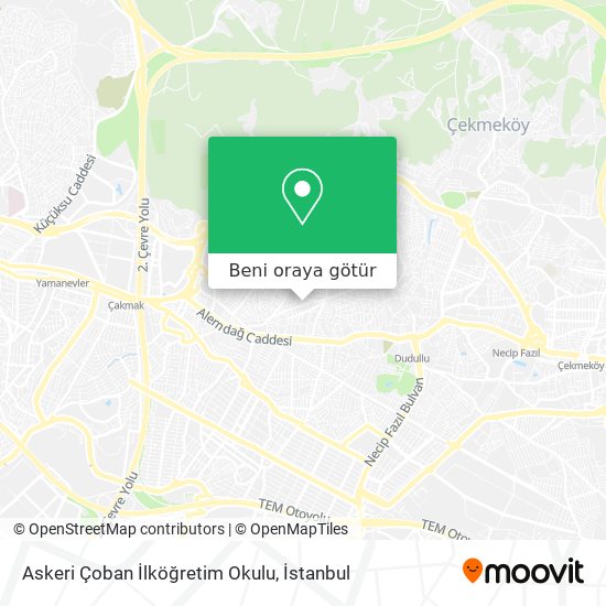 Askeri Çoban İlköğretim Okulu harita