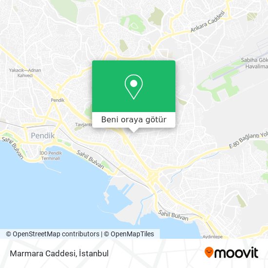 Marmara Caddesi harita