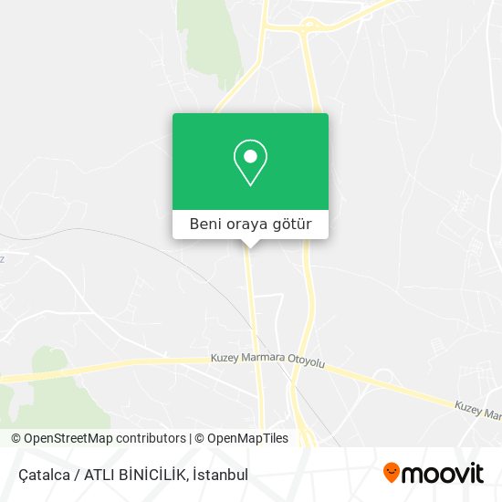 Çatalca / ATLI BİNİCİLİK harita