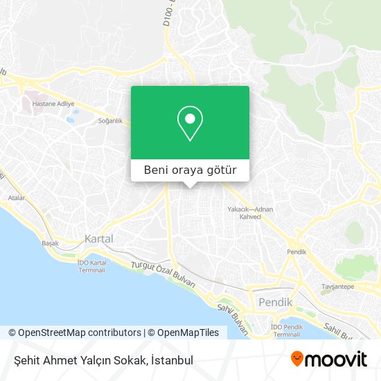 Şehit Ahmet Yalçın Sokak harita