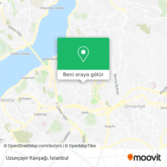 Uzunçayır Kavşağı harita