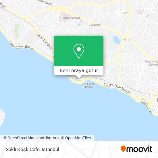 Saklı Köşk Cafe harita