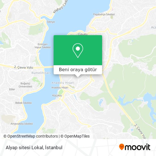 Alyap sitesi Lokal harita
