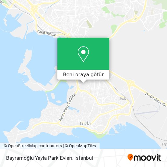 Bayramoğlu Yayla Park Evleri harita