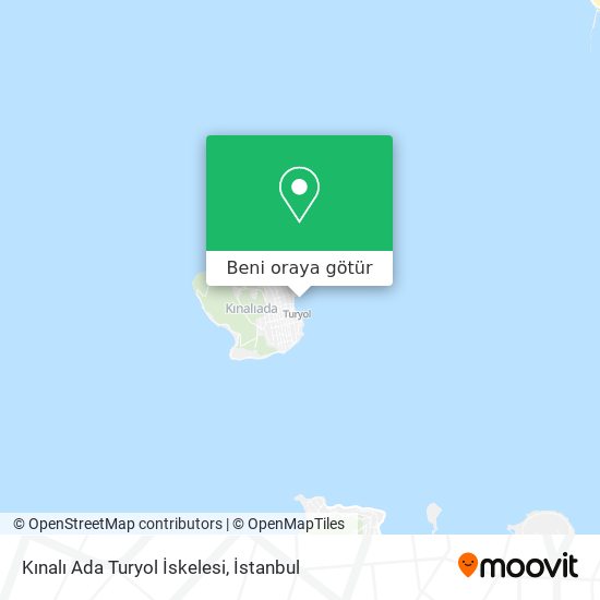 Kınalı Ada Turyol İskelesi harita