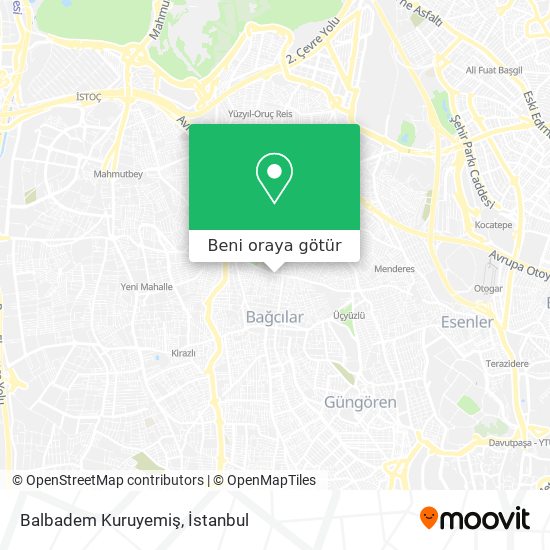 Balbadem Kuruyemiş harita