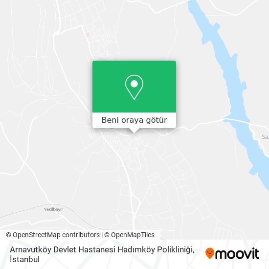 Arnavutköy Devlet Hastanesi Hadımköy Polikliniği harita