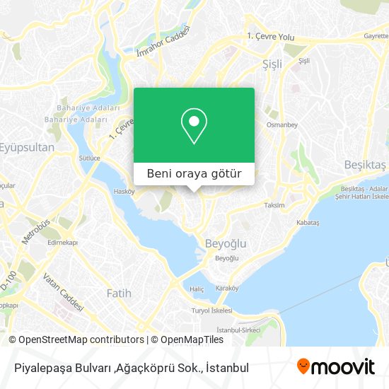 Piyalepaşa Bulvarı ,Ağaçköprü Sok. harita