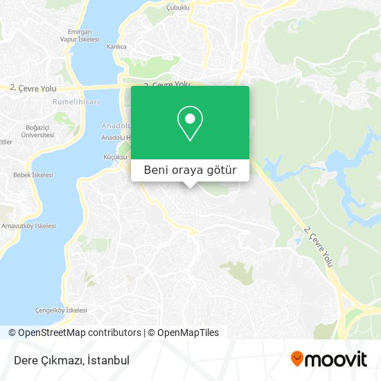 Dere Çıkmazı harita