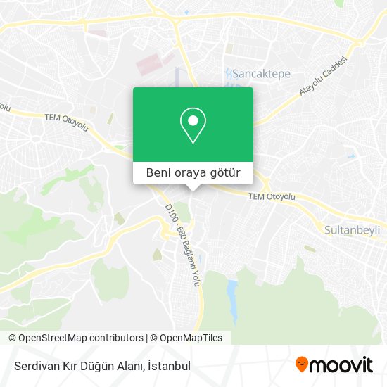 Serdivan Kır Düğün Alanı harita
