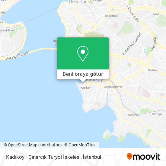Kadıköy - Çınarcık Turyol İskelesi harita
