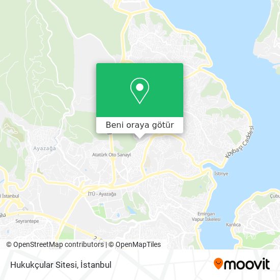 Hukukçular Sitesi harita
