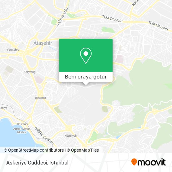 Askeriye Caddesi harita