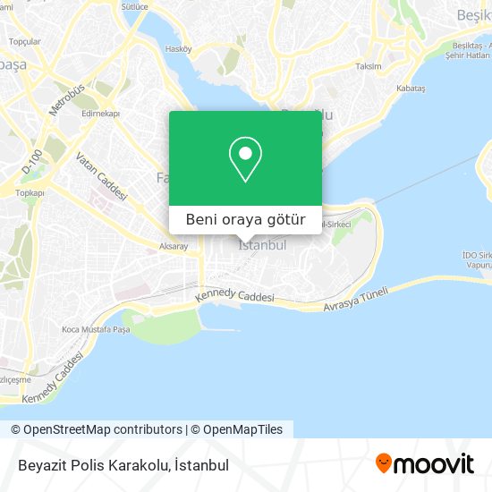 Beyazit Polis Karakolu harita