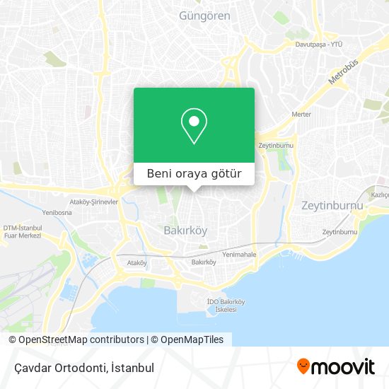Çavdar Ortodonti harita
