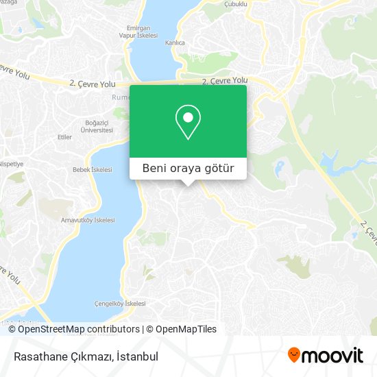 Rasathane Çıkmazı harita