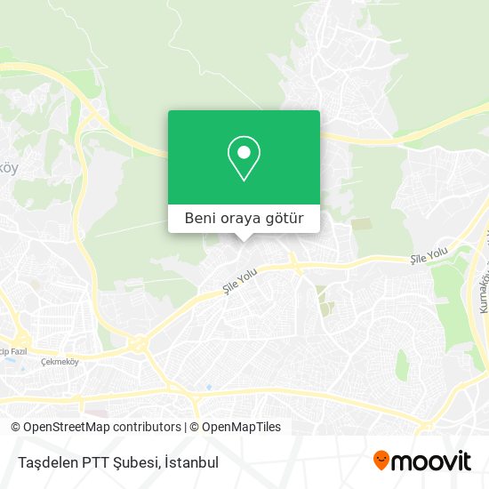 Taşdelen PTT Şubesi harita