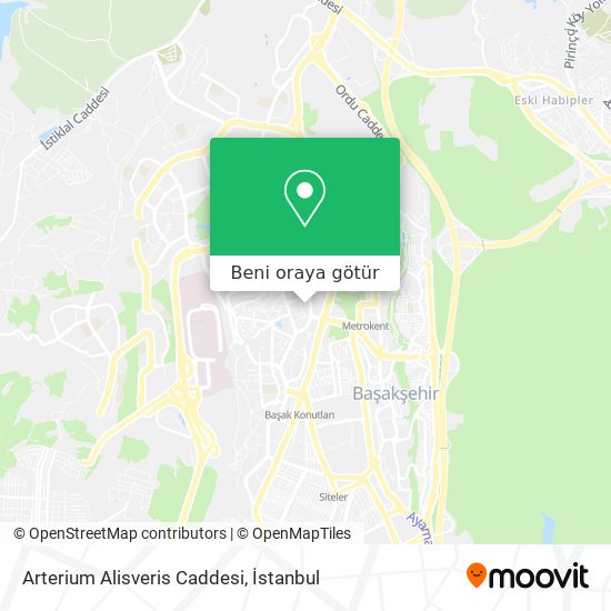 Arterium Alisveris Caddesi harita
