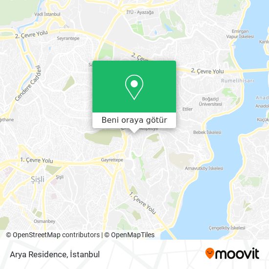 Arya Residence harita