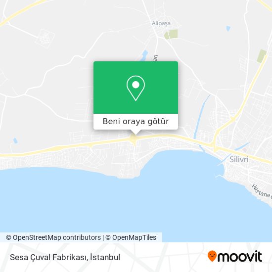 Sesa Çuval Fabrikası harita