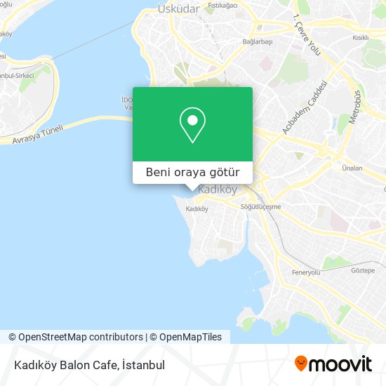 Kadıköy Balon Cafe harita