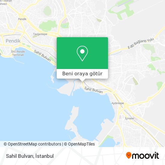 Sahil Bulvarı harita