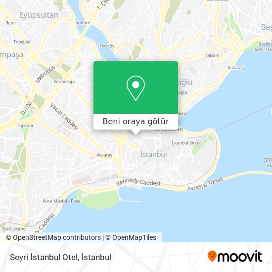 Seyri İstanbul Otel harita