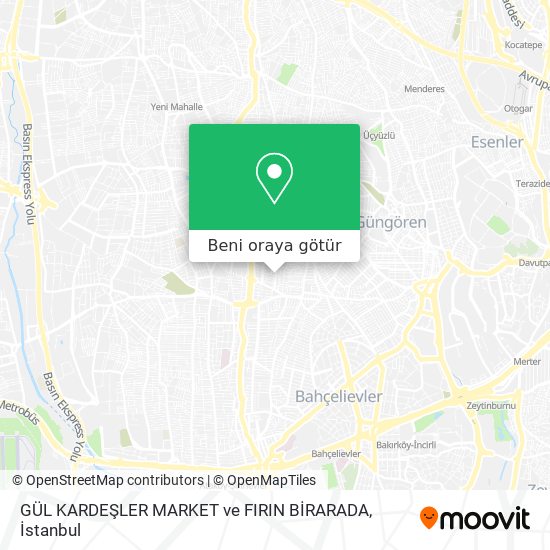 GÜL KARDEŞLER MARKET ve FIRIN BİRARADA harita