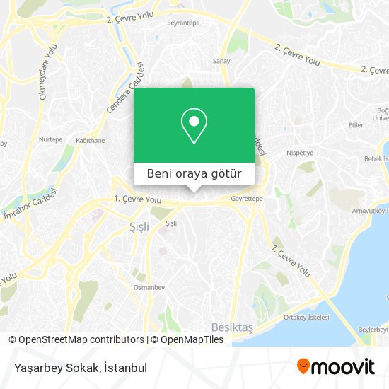 Yaşarbey Sokak harita