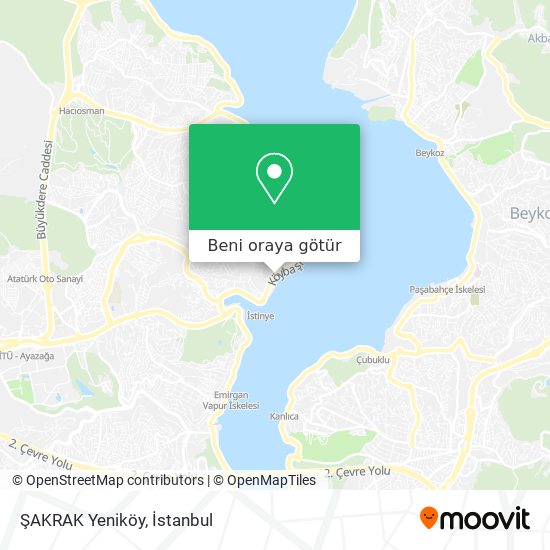 ŞAKRAK Yeniköy harita