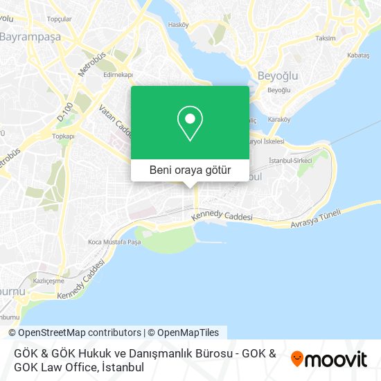 GÖK & GÖK Hukuk ve Danışmanlık Bürosu - GOK & GOK Law Office harita