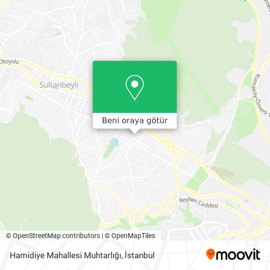 Hamidiye Mahallesi Muhtarlığı harita