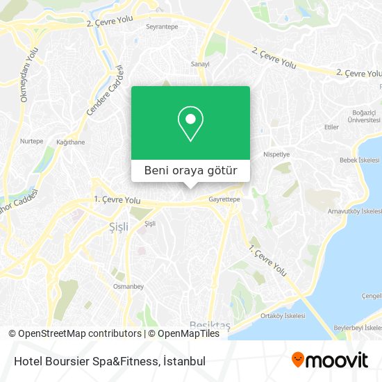 Hotel Boursier Spa&Fitness harita