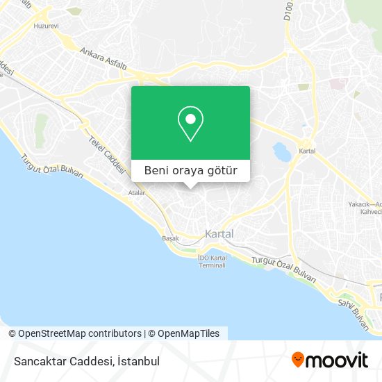 Sancaktar Caddesi harita